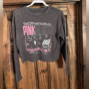 PINK FLOYD CROP TOP LONG SLEEVE T SHIRT WOMEN LARGE​